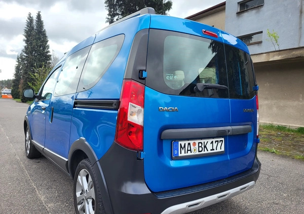 Dacia Dokker cena 32800 przebieg: 134850, rok produkcji 2015 z Złotów małe 781